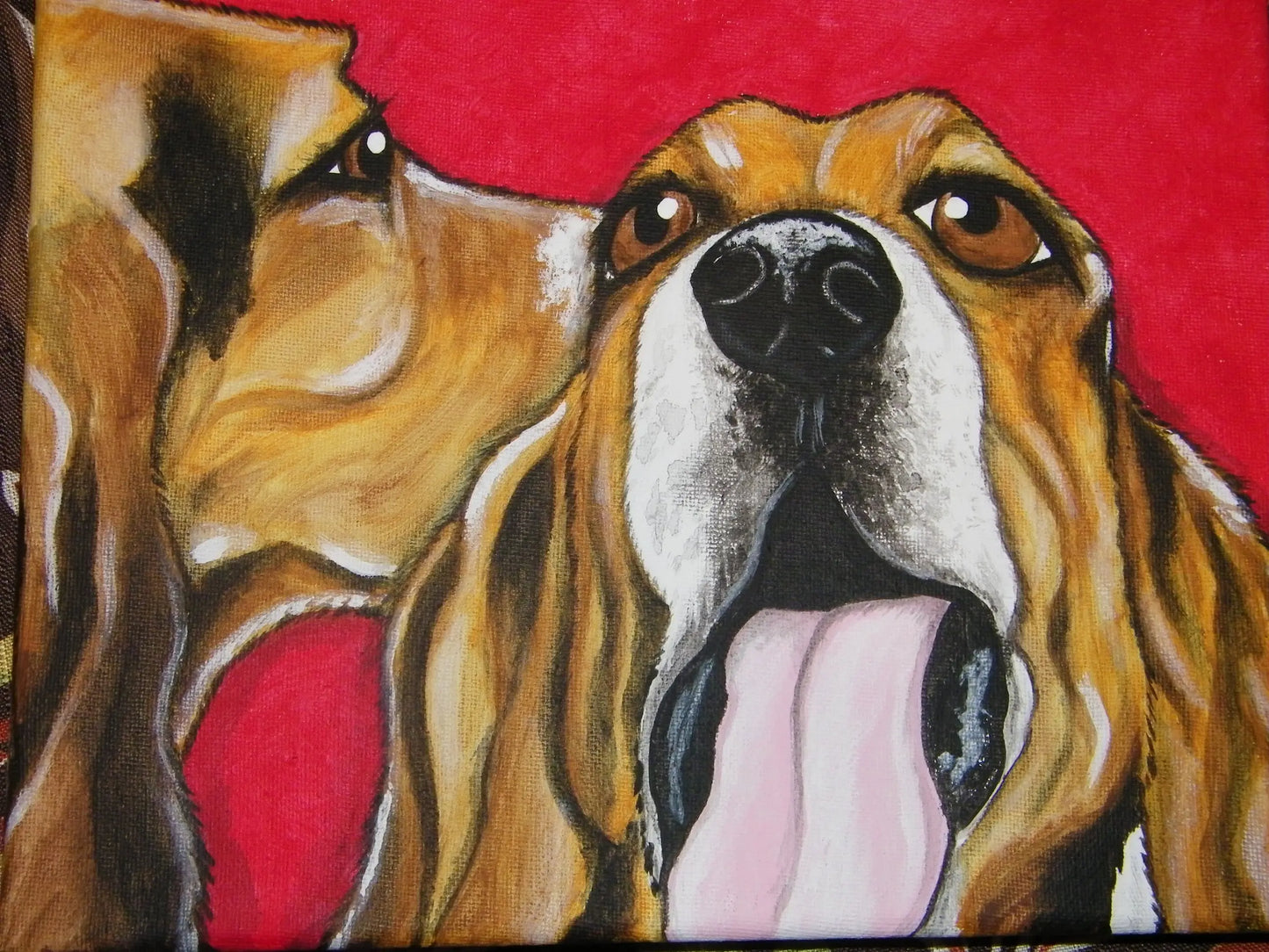 Painted Pet Portrait CUSTOM Painting, Pet Memorial, for Pet Lovers, for Pet Owners, gift for her, gift for him, dog groomer decor, pet store decor,painting of cat - Outta the Blue Studio