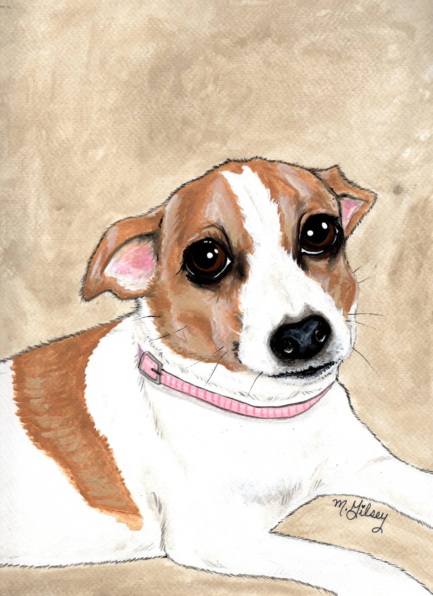 Pet Portrait Painting CUSTOM 12"x12", gift for her, Cat Owner Gift, For Dog Owners, for Pet Parents, Painted Animal Artwork (Copy) Outta the Blue Studio