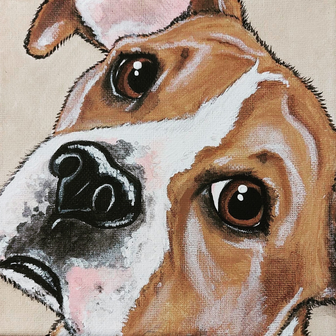 Pet Portrait Painting CUSTOM 11"x14" Artwork, Pet Owner Gift, Pet Memorial, for dog owners, for cat lovers, for her, for him