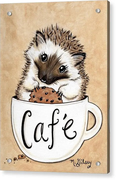 Hedgehog Cafe - Acrylic Print Pixels