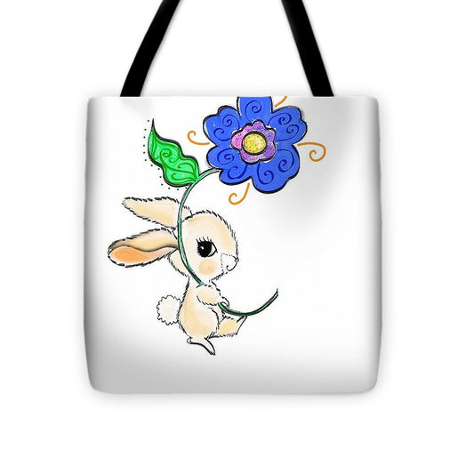 Flower Bunny - Tote Bag