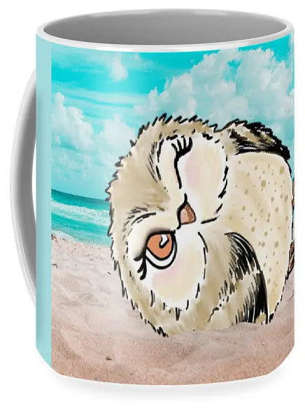 Hootie Hoo at the Beach - Mug Pixels