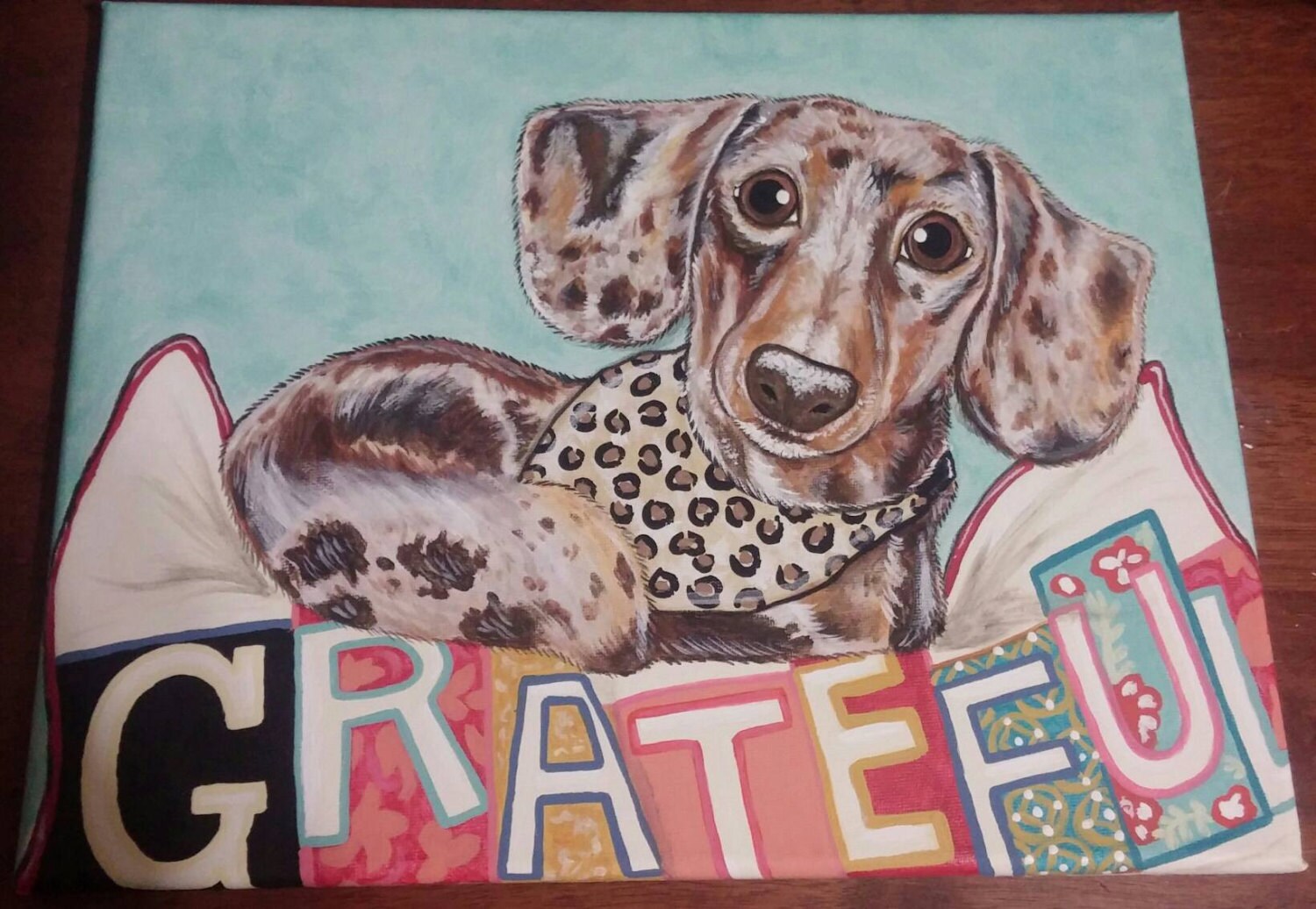 CUSTOM Painted Pet Portrait 11x14 Dog, cat, Painting pet lover, pet memorial, pet loss, gift, multiple pets