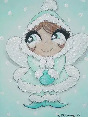 Order a CUSTOM Original Wall Art on canvas for Kid's Room, baby Nursery, Children's Room Decor, fairy, mermaid, cute