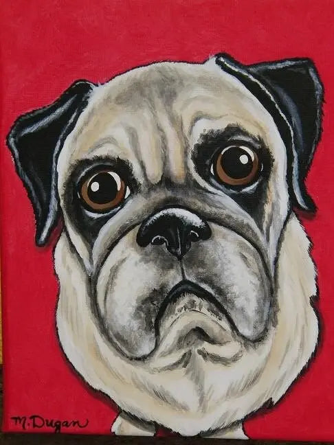 Custom Pet Portrait Painting 8x10 pet memorial, painted pet, dog, cat, pet loss, pet owner gift, personalized, gift for cat owners