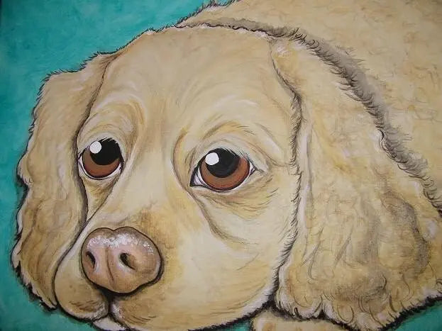 CUSTOM Pet Portrait Painting 11x14 Pet Loss, Pet Memorial, pet love, dog, cat, wall decor