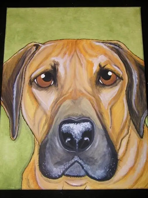 CUSTOM Pet Portrait Painting 11x14 pet loss, pet memorial, pet lover gift
