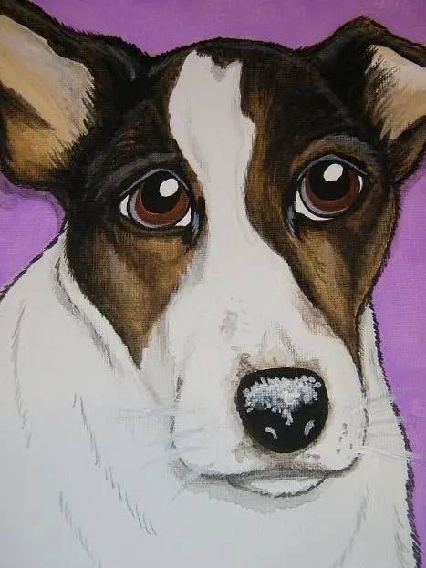Custom Pet Portrait Painting 8x10 handpainted, dog, pet owner gift, personalized, pet memorial, german Shepard