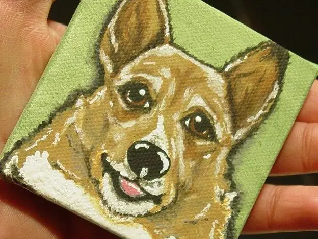 Mini Pet Portrait Custom 3x3