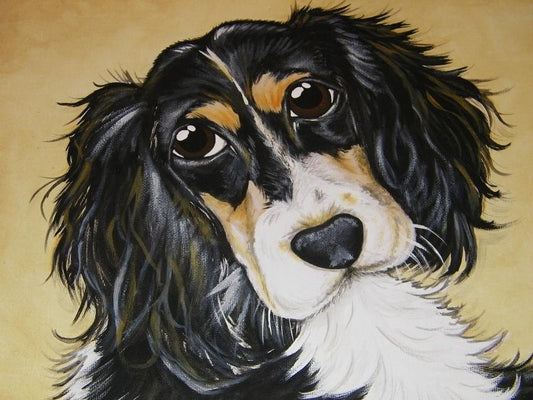 CUSTOM Painted Pet Portrait 11x14, pet memorial, pet owner gift, dog, painting of pet