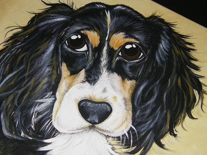 CUSTOM Painted Pet Portrait 11x14, pet memorial, pet owner gift, dog, cat, pet painting, personalized