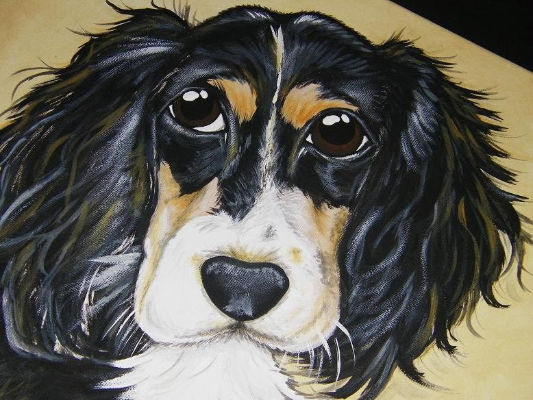 CUSTOM Painted Pet Portrait 11x14, pet memorial, pet owner gift, dog, painting of pet