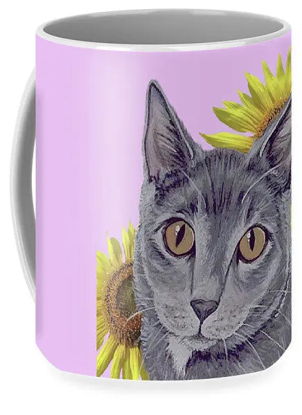 Sunflower Meow Meow - Mug Pixels