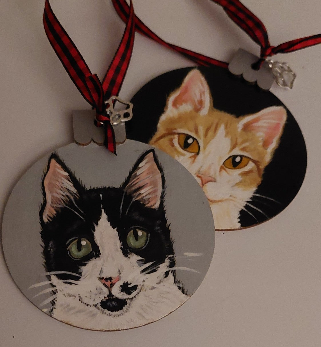 Pet Ornament Hand-Painted of Your Pet from photo, Pet love, for him, gift for her, pet portrait, wood ornament,painted pet, tree ornament, painted (Copy) (Copy)