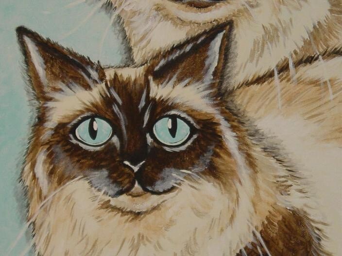 CUSTOM Pet Portrait Painting - Original 16x20 Pet loss, Pet Memorial, best friend