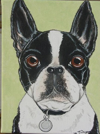 CUSTOM Pet Portrait Painting - Original 16x20 Pet loss, Pet Memorial, best friend